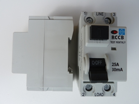 RCD TRIP SWITCH 40AMP 30MA